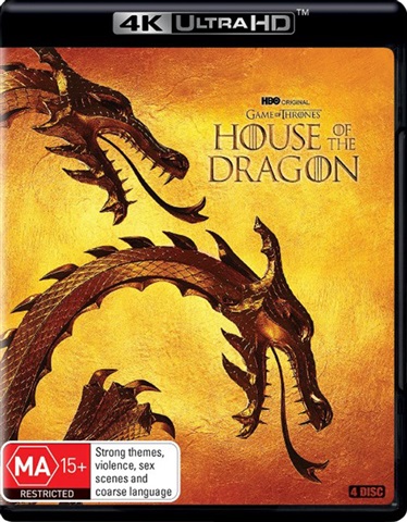 House Of The Dragon - Season 1 (MA15+) 4K UHD (4 Disc) - CeX